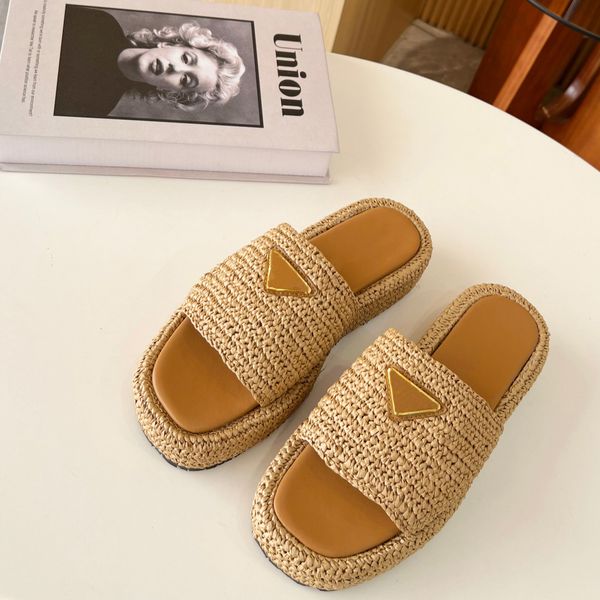 Designer woven shoes designer sandals leather ladies sandals summer flat shoes luxurious metal triangle buckle women's summer slippers, #3
Designer woven shoes designer sandals leather ladies sandals summer flat shoes luxurious metal triangle buckle women's summer slippers, #3