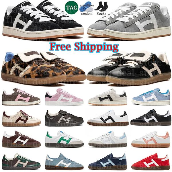 

Free shipping Designers og shoes for men women vegan adv 00s grey gum shoe spezial sneakers Pony leopard black white bright blue clear pink dark green mens trainer, Dark grey