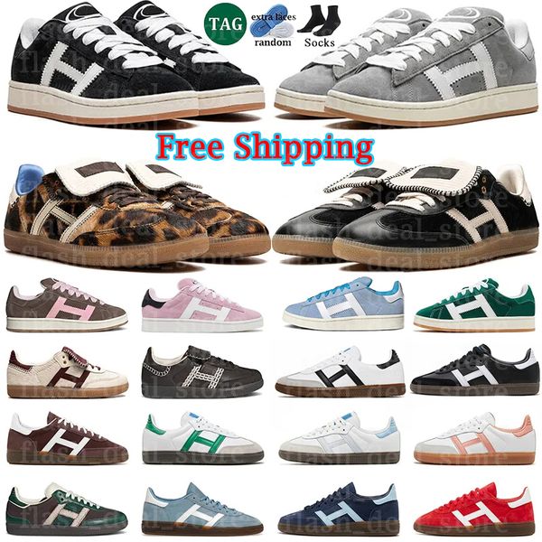 

Free shipping Designers og shoes for men women vegan adv 00s grey gum shoe spezial sneakers Pony leopard black white bright blue clear pink green mens trainer, Khaki