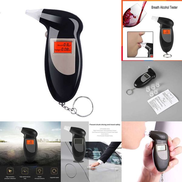 LCD Display Digital Professional Police Alert Breath Alcohol Tester Device Breathalyzer Analyzer Detector Test DF
LCD Display Digital Professional Police Alert Breath Alcohol Tester Device Breathalyzer Analyzer Detector Test DF