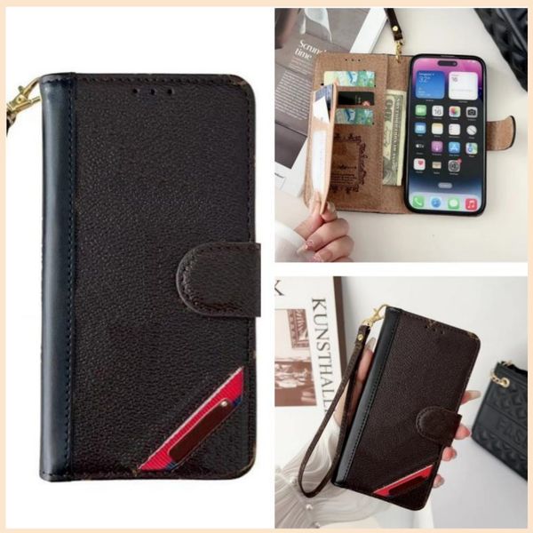 

Fashion Designer Wallet Phone Cases for iphone 15 15pro 14 14pro 14plus 13 13pro 12 pro max Leather Card Holder Pocket Cellphone Case Luxury, G6-blackgg