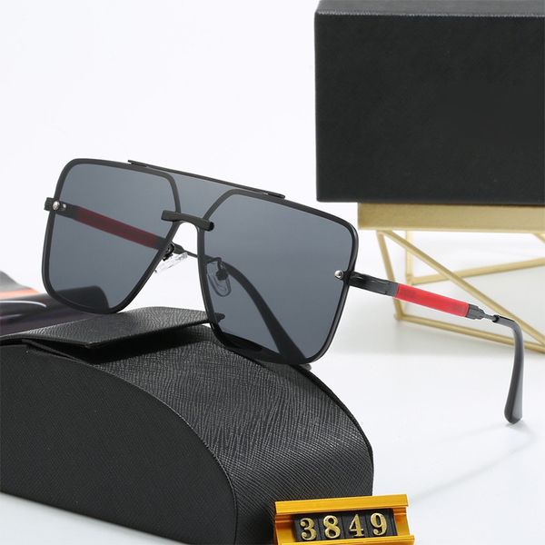 

Designer Man Sunglasses Polarized Rectangle Large Frame Sunglasses for Women Mens Sun glass Nose Pad Adumbral Mix Color Eyeglasses