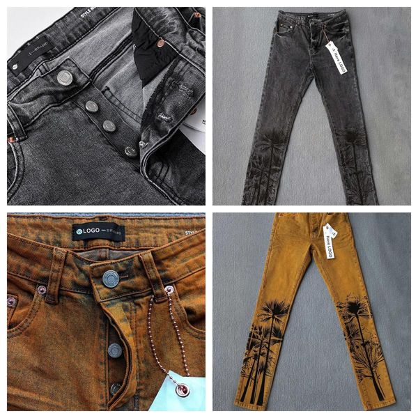 Purple Brand jeans American high street blue distressed distressed 2024 New Fashion Trend High quality Jeans, Brown
Purple Brand jeans American high street blue distressed distressed 2024 New Fashion Trend High quality Jeans, Brown