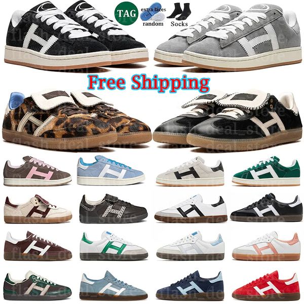 

Free shipping Designers og shoes for men women vegan adv 00s grey gum shoe spezial sneakers Pony leopard black white bright blue clear pink green mens trainer 36-45, Color 18