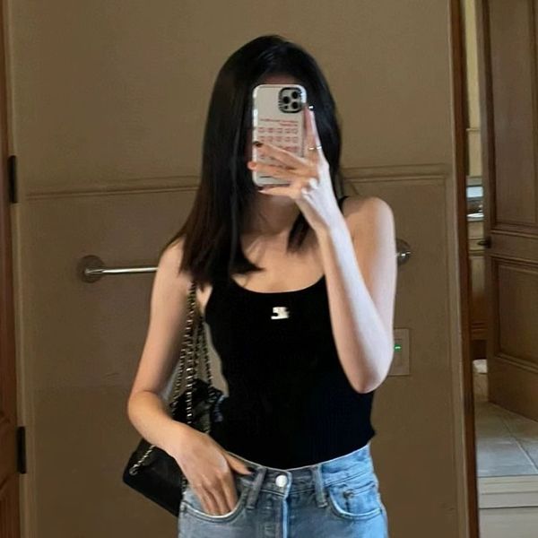 Designer t shirt women Cropped tanktop courre Womens Tanks knits Summer Letter logo Sexy Slim Tops Sleeveless Vest Designer, Red
Designer t shirt women Cropped tanktop courre Womens Tanks knits Summer Letter logo Sexy Slim Tops Sleeveless Vest Designer, Red