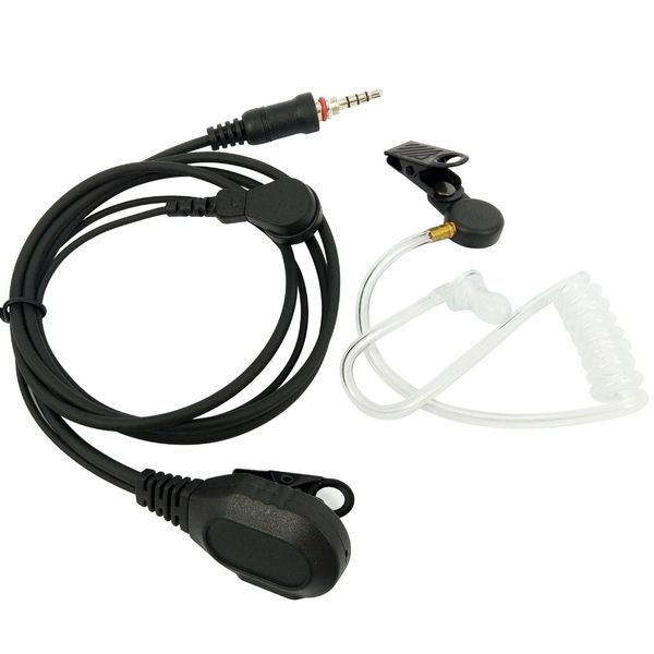 Earpiece Headset Mic For Yaesu Vertex VX-6R VX-7R VX6R VX7R FT-270 FT-270R VX-127 VX-170 Walkie Talkie Covert Air Acoustic Tube