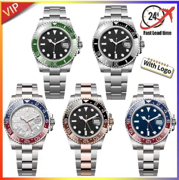 

Ceramic Ring Men's Watch 41MM Automatic 2813 Movement Watch Night Glow Sapphire Waterproof Sports Fashion Watch Montre de Luxe Watch, Black