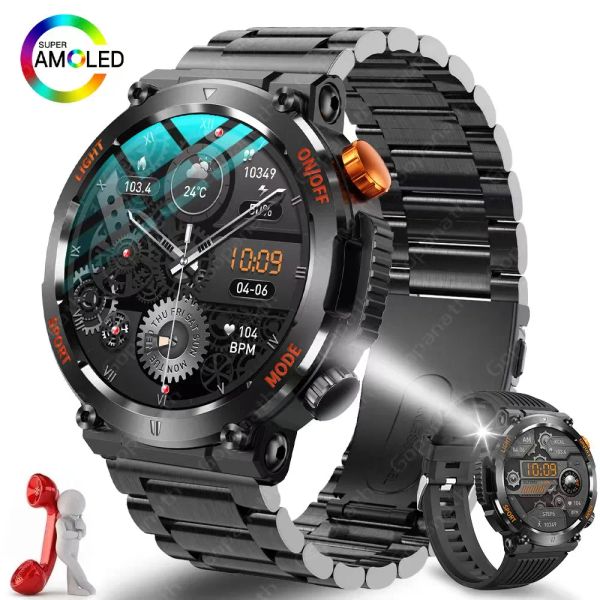 New 2023 LED Lights Compass for Men Smart Watch Sports Fiess IP67 Waterproof Smartwatch Bluetooth Call Full Touch Screen watch
New 2023 LED Lights Compass for Men Smart Watch Sports Fiess IP67 Waterproof Smartwatch Bluetooth Call Full Touch Screen watch