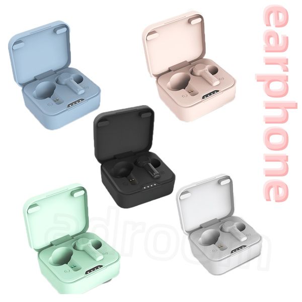 Wireless Head Earphones Color Fashion Touch Bluetooth Earbuds 5.3 Low Latency Noise Cancelg Double Sided Stereo Waterproof Headphones