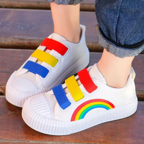 Child Boy girl Canvas Hook loop Flat Rainbow Shoes Spring 2023 Leisure Kids Non-slip Comfort Sneakers Shoe Toddlers Tennis shoes, Red
Child Boy girl Canvas Hook loop Flat Rainbow Shoes Spring 2023 Leisure Kids Non-slip Comfort Sneakers Shoe Toddlers Tennis shoes, Red