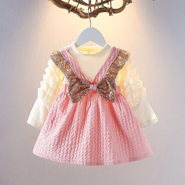 Girls' 2024 new children's girls' Fall Baby Princess dress, Chocolate
Girls' 2024 new children's girls' Fall Baby Princess dress, Chocolate
