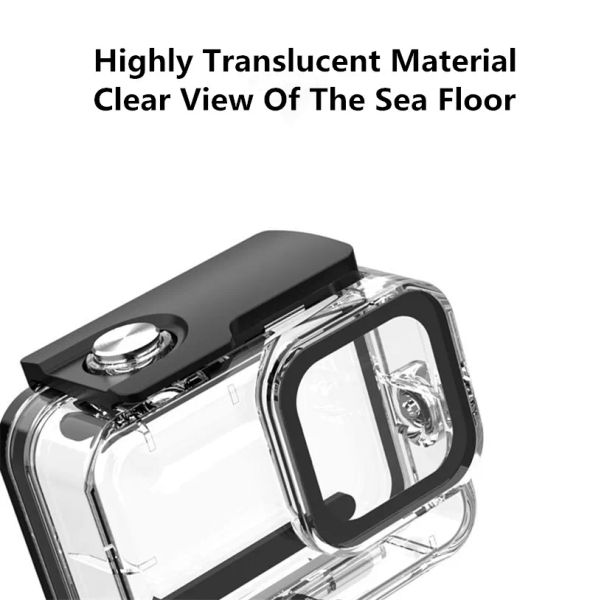 60M Waterproof Housing For GoPro Hero 12 11 10 9 Black Case Diving Protective Underwater Dive Cover For Go Pro 12 Accessories