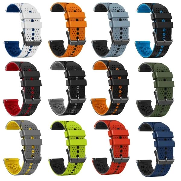 22mm Smart Watch Band For Polar Grit X/Grit X Pro Silicone Straps Polar Vantage M M2 Wristband Forerunner 745 Accessories Belt