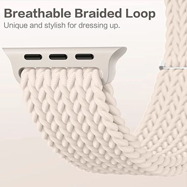 For Apple watch band 44mm 40mm 45mm 49mm 41mm 45 mm correa Braided Solo Loop bracelet iWatch series 8 3 se 5 6 7 Ultra Strap