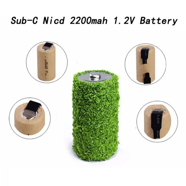 2-20pcs Screwdriver Electric Drill SC Batteries 1.2V 2200mah — compare prices at CompareOffers