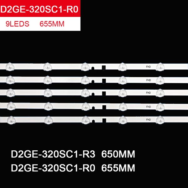 2013SVS32H Ue32f5000AK UE32F6200AK D2GE-320SCO-R0 UA32F4088AR UA32f4100AR backlight LUMENS D2GE-320SC0-R3 650MM 9LED 32 inch