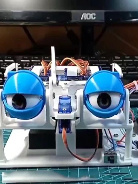 ESP32 APP Control and Joystic Control SG90 Robotic Eye For Arduino ESP32 Robot Eyes DIY Kit 3D Printing Programmable Robot Kit