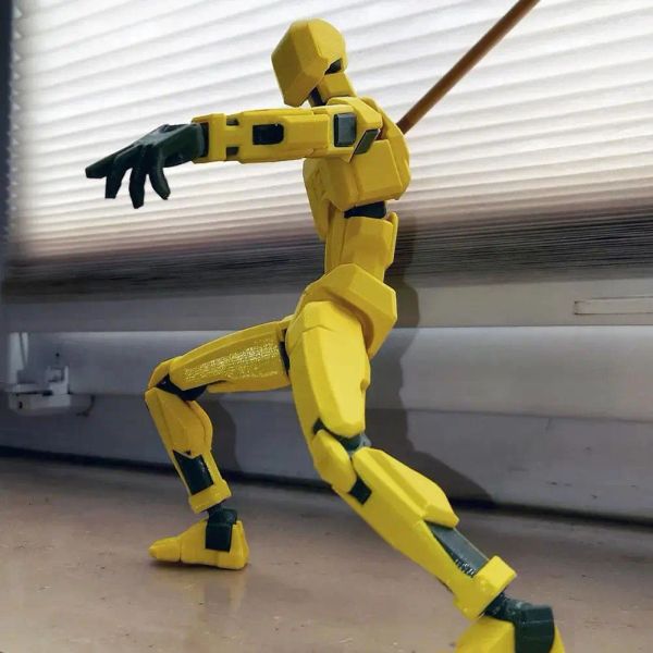 Multi-Jointed Movable Shapeshift Robot 3D Printed Mannequin Lucky 13 Character Figures Toys For Kids Parent-children Game Gifts