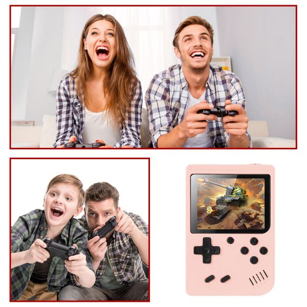Retro Handheld Video Game Console 3.5inch TFT Screen Built-in 500 Game Portable Game Console 1020mAh for Kids and Adult