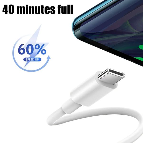 100W PD Type-C Cable Fast Charge Data Cable for Macbook IPhone 15 Samsung Xiaomi Type C To Type C Mobile Phone Charging Wire harging
