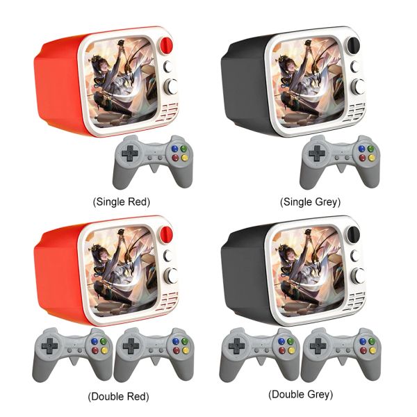 3.5 Inch Screen Retro Video Games Console Support TV Output Mini TV Games Console with Handheld Gamepad Gift for Kids Adults