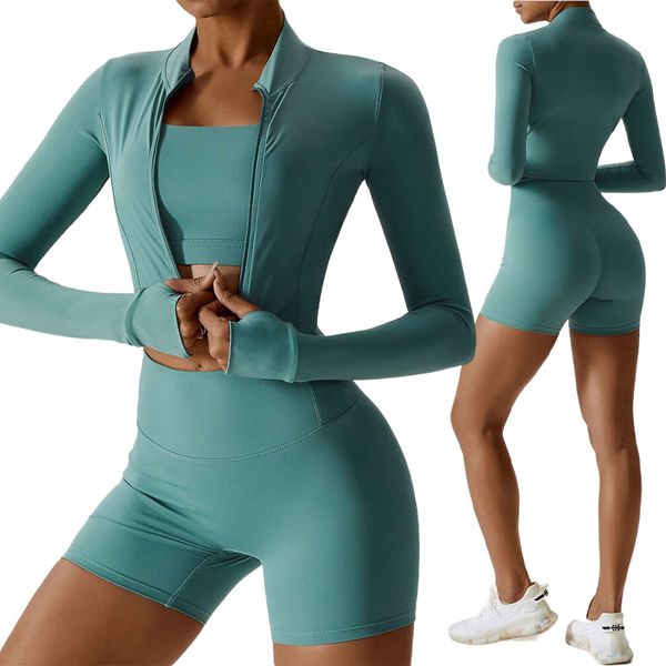 Women' Piece Yoga 3 Shorts Gym Workout Clothing Women Crop Top Fiess Short Jacket Sports Bra Activewear Set Lu Lememm Wokrout, Mix order(please mark the color)
Women' Piece Yoga 3 Shorts Gym Workout Clothing Women Crop Top Fiess Short Jacket Sports Bra Activewear Set Lu Lememm Wokrout, Mix order(please mark the color)
