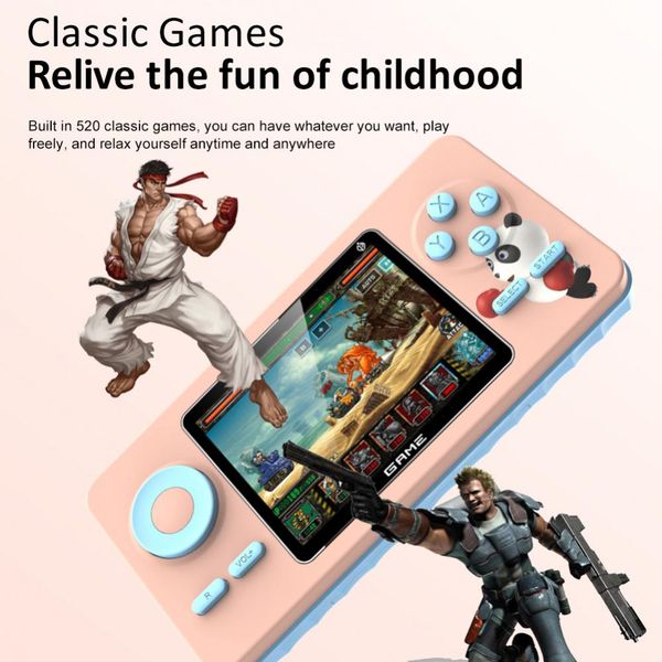 IN 1 Retro Video Game Console Handheld Game Player Portable Pocket TV Game Console AV Out Mini Handheld Player For Kids Gift