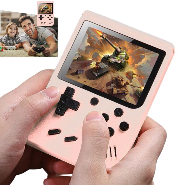 Handheld Game Player 3 Inch TFT Screen with 800/500/400 FC Classic Games Nostalgic Games Console 1020mAh for Kids Adults
