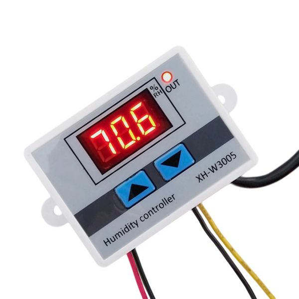 Digital Humidity Controller XH-W3005 12V 24V 220V Humidistat Hygrometer Humidity Control Switch Regulator Humidity Sensor