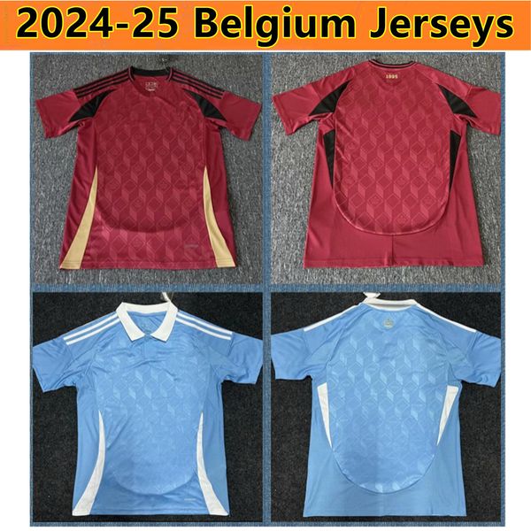 

Belgium 24 25 Soccer Jersey DE BRUYNE LUKAKU DOKU 2024 Euro Cup National Team Football Shirt 2025 Men Kids Kit Set Home Away Train CARRASCO TIELEMANS BAKAYOKO TROSSARD