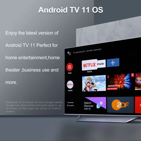 Woopker TV Box HAKO Pro Android 11 Google Certified Amlogic S905Y4 Netflix Dolby Digital 4K HD 2.4G/5G WiFi HAKOPro Set Top