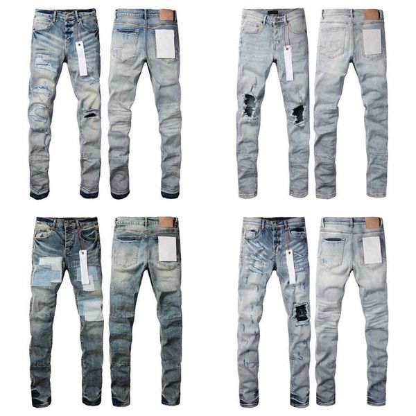 Purple Designer Jeans for Men Black Denim Trousers Casual Streetwear Slim Straight Leg Pant Middle Waisted Fine Workmanship, Jeans style 9
Purple Designer Jeans for Men Black Denim Trousers Casual Streetwear Slim Straight Leg Pant Middle Waisted Fine Workmanship, Jeans style 9