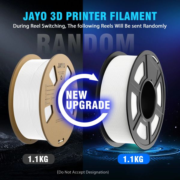 JAYO 3.25/5.5KG 3D Printer PLA Filament 1.75mm PLA+/PETG/PLA Meta/SILK/ABS Filament as 2025 new 3D Printing Material For 3D Printer&Pen