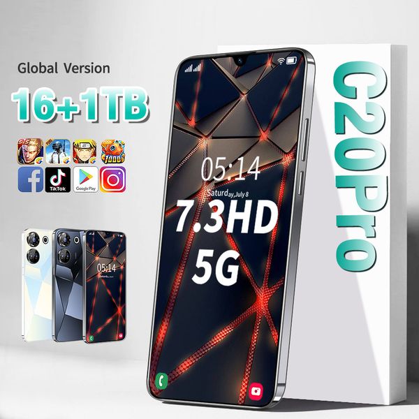 New Cross-Border Arrival C20pro 7.3-Inch Large Screen 16 1tb Cheap Android Foreign Trade Smartphone Factory Wholesale, Multi-color
New Cross-Border Arrival C20pro 7.3-Inch Large Screen 16 1tb Cheap Android Foreign Trade Smartphone Factory Wholesale, Multi-color