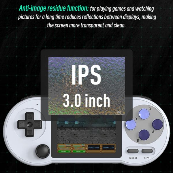 DATA FROG SF2000 Portable Handheld Game Console 3 inch Retro Game Consoles With 6000 Games Classic Mini Video Games for Kids