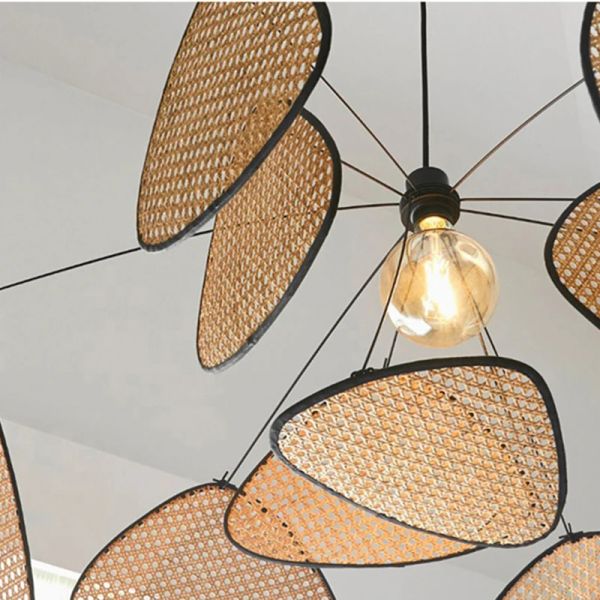 Designer French Rattan Wicker Chandelier Screen Cannage Kitchen Wood Bamboo Leaf Grid Lamp Modern Home Decor Ornaments Lighting
Designer French Rattan Wicker Chandelier Screen Cannage Kitchen Wood Bamboo Leaf Grid Lamp Modern Home Decor Ornaments Lighting