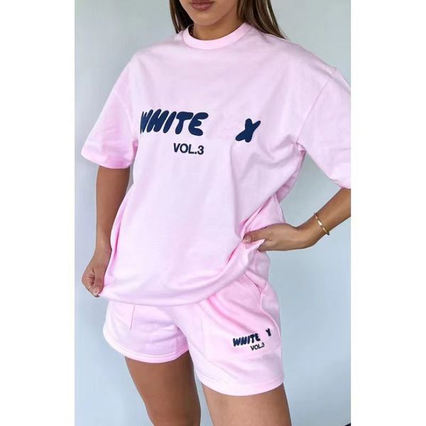 T-Shirts Sweatshirts New summer High quality WF-Women Women's Letter Piece Outfits FOX Neck Short BLACK WHITE Sleeve Sweatshirt and Pants Set Tracksuit A14
T-Shirts Sweatshirts New summer High quality WF-Women Women's Letter Piece Outfits FOX Neck Short BLACK WHITE Sleeve Sweatshirt and Pants Set Tracksuit A14