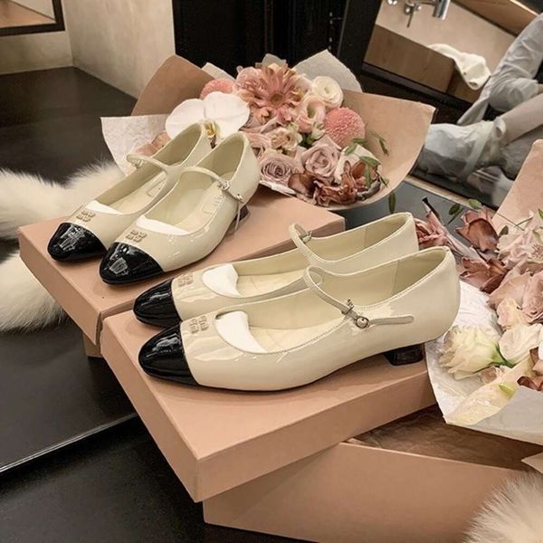 Mius shallow patent leather high heels and thick heels Mary Jane shoes womens 2024 spring new evening breeze gentle shoes single shoes, Apricot
Mius shallow patent leather high heels and thick heels Mary Jane shoes womens 2024 spring new evening breeze gentle shoes single shoes, Apricot