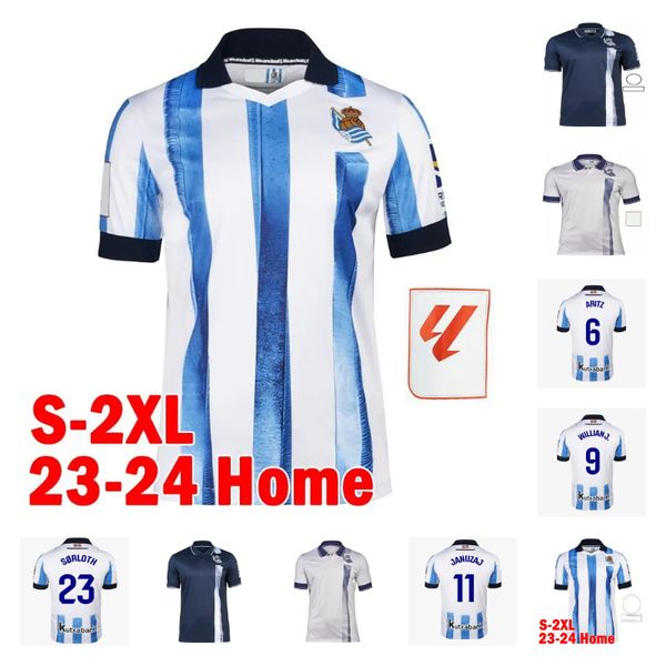 23/24 Real Sociedad MERINO PORTU OYARZABA L Soccer Jersey 2023 2024 Home Maillots Shirt Away X.PRIETO SILVA JANUZAJ ISAK Football Shirts, 3rd ucl patch
23/24 Real Sociedad MERINO PORTU OYARZABA L Soccer Jersey 2023 2024 Home Maillots Shirt Away X.PRIETO SILVA JANUZAJ ISAK Football Shirts, 3rd ucl patch
