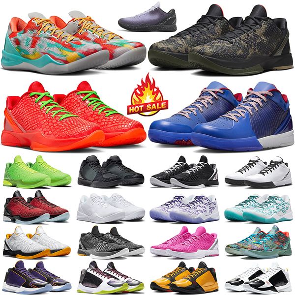 

Reverse Grinch men protro 6 basketball shoes Italian Camo 8 Venice Beach Halo Court Purple 4 Mambacita Challenge Red 5 Think Pink mens trainers sports sneakers 40-46, Khaki