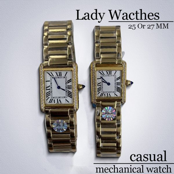 designer watch women watches high quality women classic luxury Watches 25 or 27MM Folding buckle Stainless Steel Casual Silver watchstrap movement watch, #4 gold
designer watch women watches high quality women classic luxury Watches 25 or 27MM Folding buckle Stainless Steel Casual Silver watchstrap movement watch, #4 gold