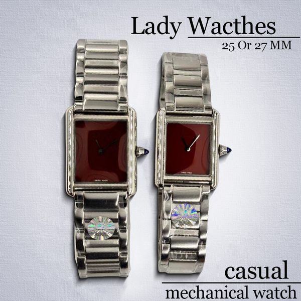 watches luxury watch designer Watches Tank Watch Women 25 or 27MM Quartz Movement Watches Folding buckle Stainless Steel Casual Silver watchstrap movement watches, #6 bronze
watches luxury watch designer Watches Tank Watch Women 25 or 27MM Quartz Movement Watches Folding buckle Stainless Steel Casual Silver watchstrap movement watches, #6 bronze