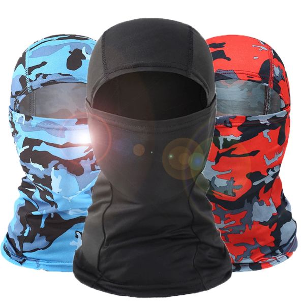 

Balaclava Mens Face Mask Ski Camouflage Hiking Cycling Tactical Breathable Scarf Motorcycle Helmet Liner Cap Hood Beanies Hats