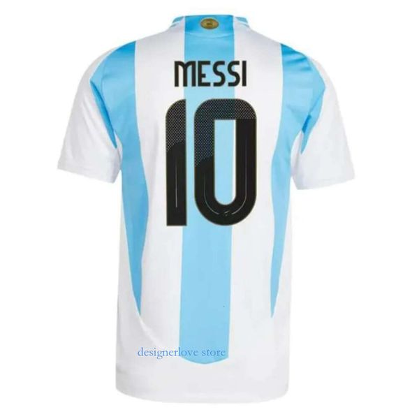 Mens tracksuit Argentina Soccer shirts MESSIS Otamendi DE PAUL National Team Copa DYBALA MARTINEZ KUN AGUERO Maradona Football Shirts Men DI Maria Kids Kits, 2024 fans version home