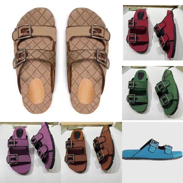 

Big Size 35-47 high quality Luxury Designer Sandals For Men Women Fashion Classic Floral Brocade Slides Flats Leather Rubber Flip Flops Bottom Beach Shoes Loaferss, Color#11