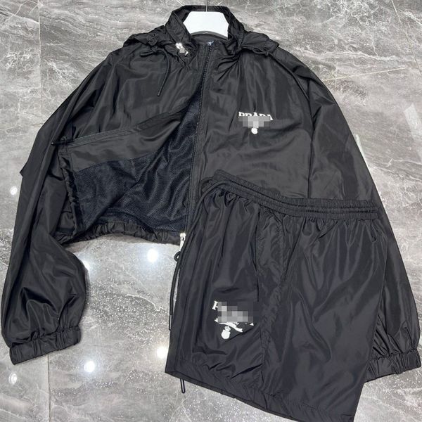 Set of summer hot style hooded pocket sun top with matching colour shorts, White
Set of summer hot style hooded pocket sun top with matching colour shorts, White