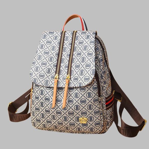 Factory sales women shoulder bag 3 colors daily Joker thickened leather handbag flip striped ribbon fashion backpack college wind polka dot student backpacks 918#, Brown
Factory sales women shoulder bag 3 colors daily Joker thickened leather handbag flip striped ribbon fashion backpack college wind polka dot student backpacks 918#, Brown