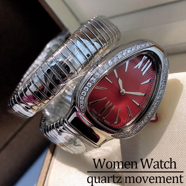 watches high quality women Wristwatches designer Watch Stainless Steel watchstrap Swiss quartz movement 32MM diamond bezel Casual modern luxury snake watch, #7 silver
watches high quality women Wristwatches designer Watch Stainless Steel watchstrap Swiss quartz movement 32MM diamond bezel Casual modern luxury snake watch, #7 silver