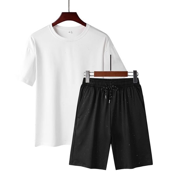 Unisex Full Sky Star Summer Short sleeved Set Casual Shorts Short sleeved T-shirt Drop Shoulder T-shirt, Black
Unisex Full Sky Star Summer Short sleeved Set Casual Shorts Short sleeved T-shirt Drop Shoulder T-shirt, Black