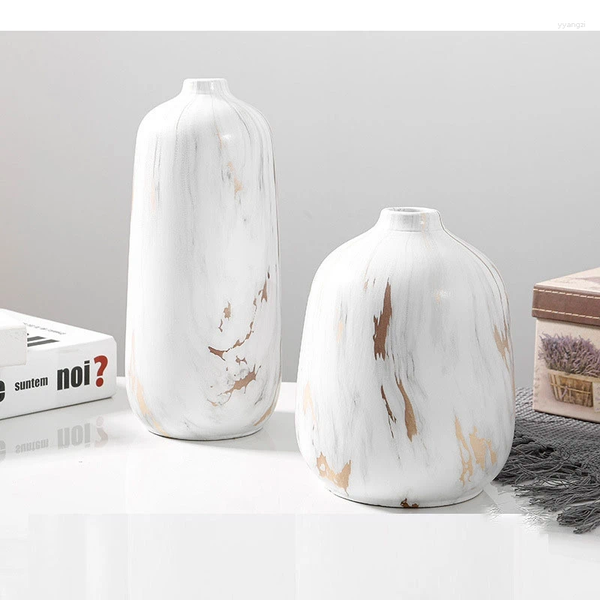 Modern Vases White Ceramic Vase Marble Pattern Flowerpot Desktop Office Decoration Flower Arrangement Home Furnishing
Modern Vases White Ceramic Vase Marble Pattern Flowerpot Desktop Office Decoration Flower Arrangement Home Furnishing